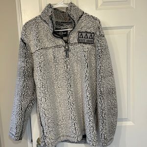 Half zip sherpa